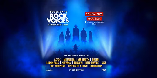 17\/11 | Legendary Rock Voices | MARSEILLE