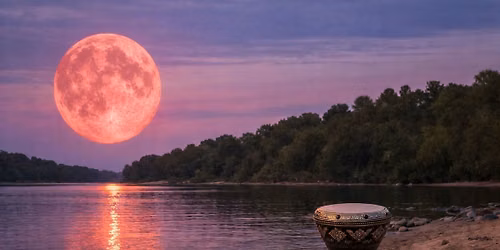 Strawberry Moon Drum Circle at Sweet River