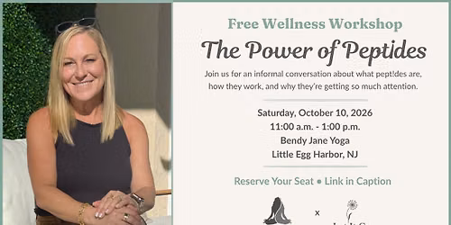 Free Wellness Workshop: The Power of Pept!des
