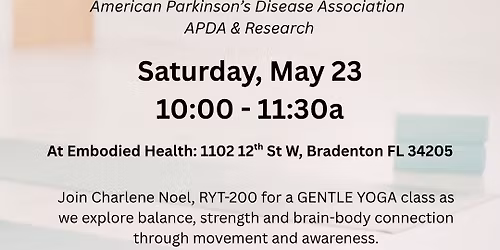 Yoga for Hope: American Parkinson's Disease Association