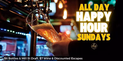 All Day Happy Hour Sundays