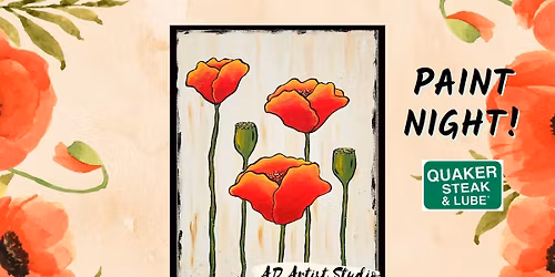 May Poppies Paint Night