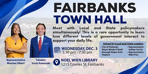 Fairbanks Town Hall Meeting w\/Maxine and Scott