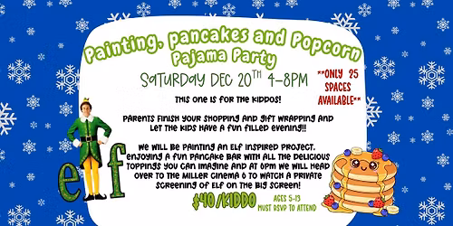 Elf Paint Party and Movie Night at The Busy Brush!