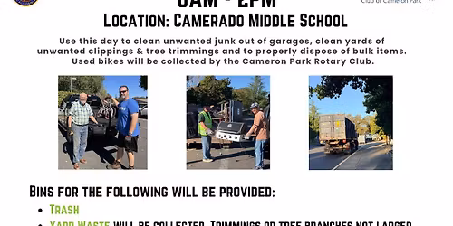 2026 Spring Community Clean-up Day!