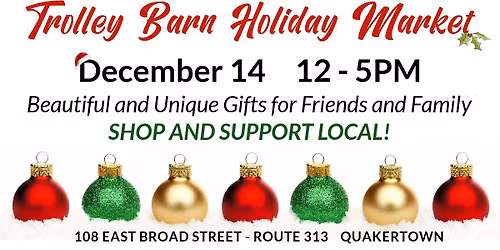 Trolley Barn HOLIDAY Market Event -- Part 2