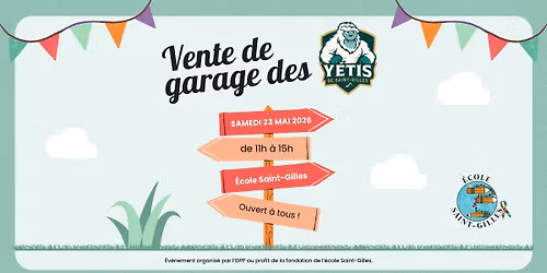 Vente de garage des Y\u00e9tis