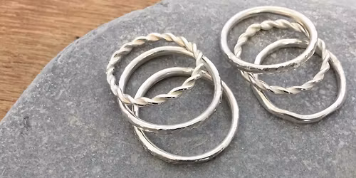 Stacking Rings\/Pendant Workshop \u2013 Sat 11 July - 10am-1pm - Yardley Hastings - \u00a369