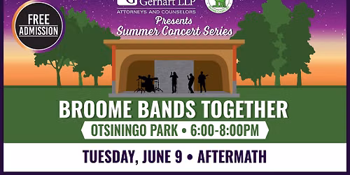Broome Bands Together Free Summer Concert Series: Aftermath