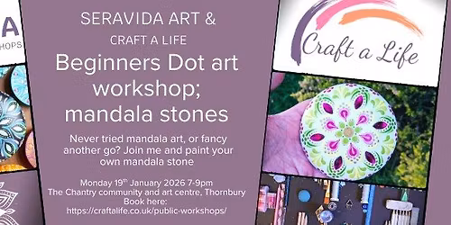 Beginners Dot Art Workshop -mandala stones