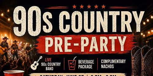 90s Country Concert Pre-Party