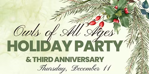 WHS Owls of All Ages Holiday gathering.