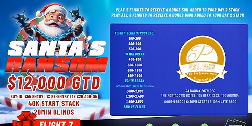 Santa's Ransom $12,000 GTD Flight 7