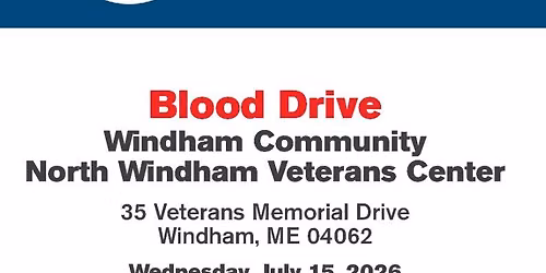 Windham Community Blood Drive-Veterans Center