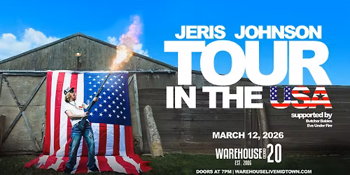 JERIS JOHNSON at Warehouse Live Midtown Thursday March 12, 2026