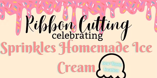Sprinkles Homemade Icecream Ribbon Cutting