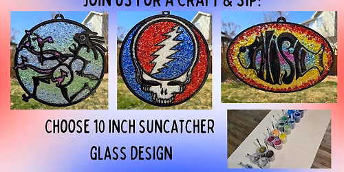 Craft & Sip - Glass Suncatcher Workshop - at Wibby Brewing!