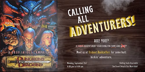Calling All Adventurers! - a D&D Drop In\/Out Campaign