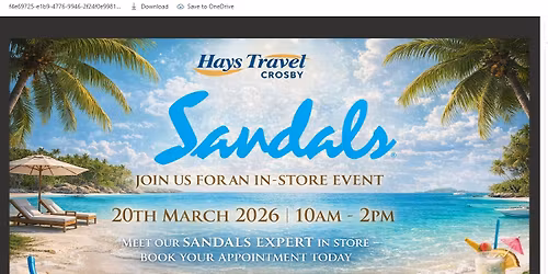 Sandals Exclusive Event