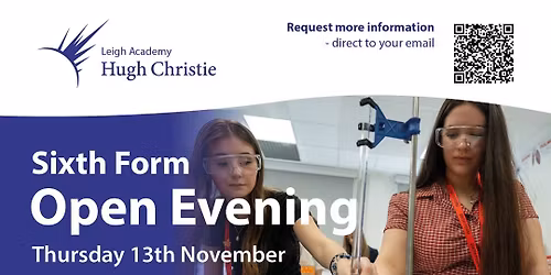 Sixth Form Open Evening 5.30-7.00 Speeches start at 5.30pm and then subject exploration until 7.00pm