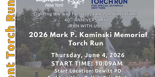 2026 Mark Kaminski Memorial Torch Run (DeWitt)