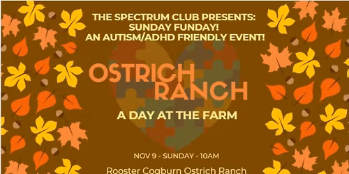 Ostrich Farm Sunday Funday