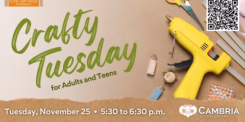 Adult & Teen Crafty Tuesday