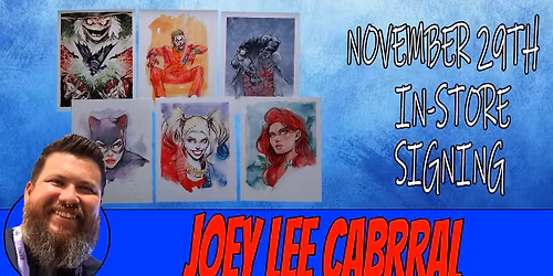 Joey Lee Cabral in store signing