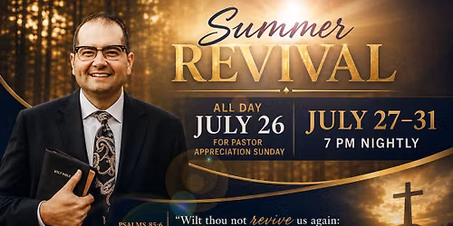 Summer Revival with Evangelist Chris Simpson