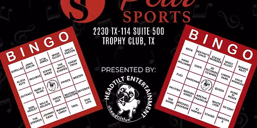Music Bingo at Pour Sports Texas 