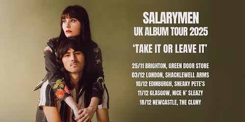 Salarymen (Aus) - The Green Door Store, Brighton w\/ Zo Lief