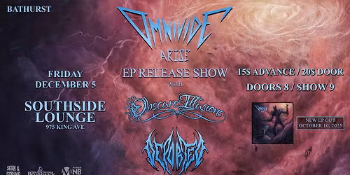 Omnivide EP Release Show with Deported & Obscure Illusions @ Southside Lounge
