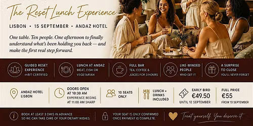 The Reset Collective presents: Meet Me At 7 \u2014 The Reset Lunch Experience