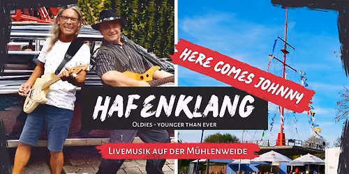Hafenklang im Biergarten M\u00fchlenweide - live Musik mit "Here comes Johnny"