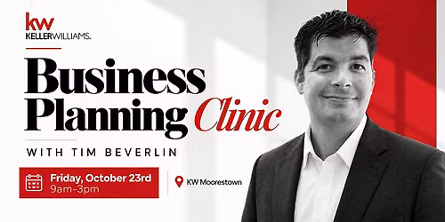 2027 Business Planning Clinic with Tim Beverlin at KW Moorestown