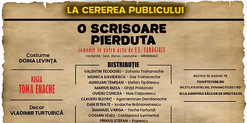O scrisoare pierduta - Bucuresti