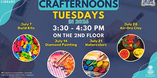 Teen Crafternoons - July 2026