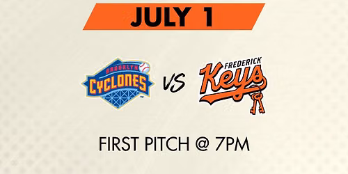 Wag Wednesday | Brooklyn Cyclones vs Frederick Keys @7pm