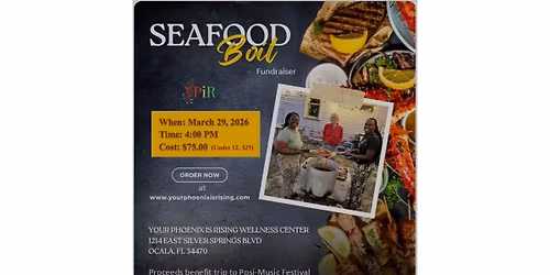 Divine Dining Sea Food Fundraiser.