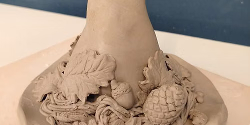 Clay Handbuilding autumn witch hat workshop 5th September 10-12