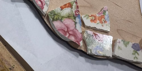 Broken china mosaic ghost