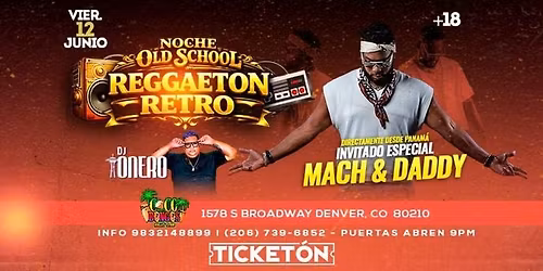 NOCHE OLD SCHOOL REGGAETON RETRO
