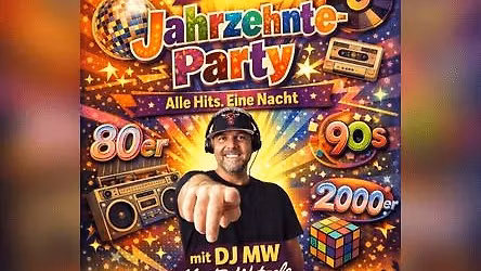 Tanz in den Mai-Gro\u00dfe Jahrzehnte Party