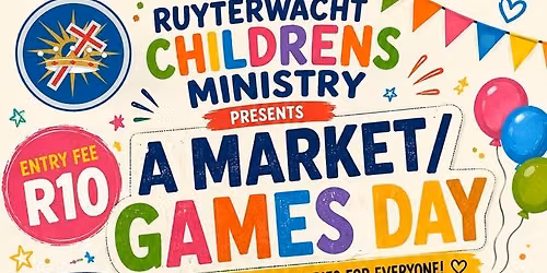 AFM Ruyterwacht Children Ministry presents Market \/ Games Day