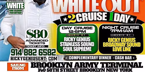 Ricky Genius Ent. Presents "White Out" Jamaica Independence Day Cruise