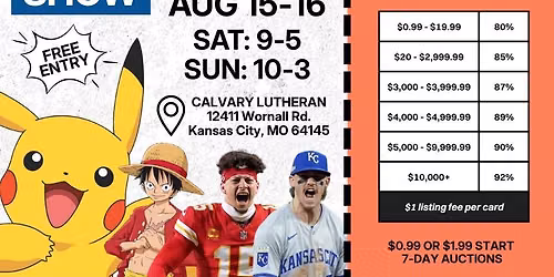 Relic Auctions Fall Card Show