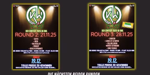 KW-ON THE ROCKS - Contest \/\/ DAY III \/\/ @KulturWerk - Herford