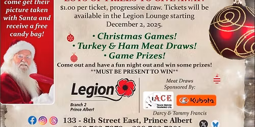 Christmas Meat Draws and Games at the Legion