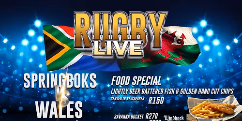 Rugby Live! Springboks VS Wales