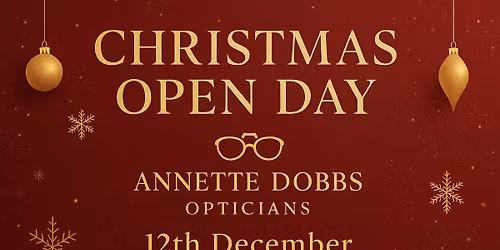 Christmas Open Day @Annette Dobbs Eyecare